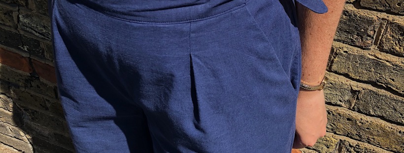 Megan Nielsen Flint Trousers Tie Close Up